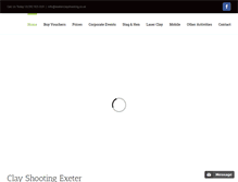 Tablet Screenshot of exeterclayshooting.co.uk